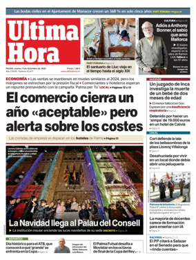 Cover of Ultima Hora