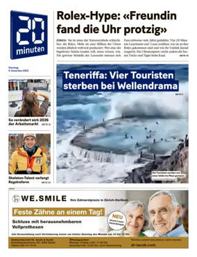 Cover of 20 Minuten - Zurich