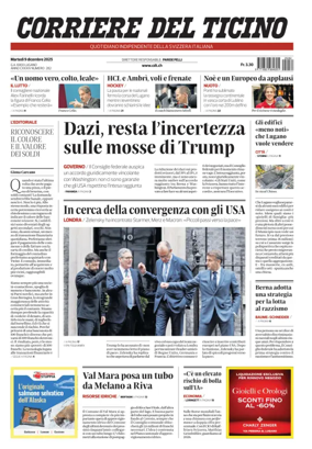 Cover of Corriere del Ticino