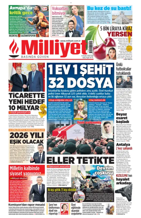 Cover of Milliyet