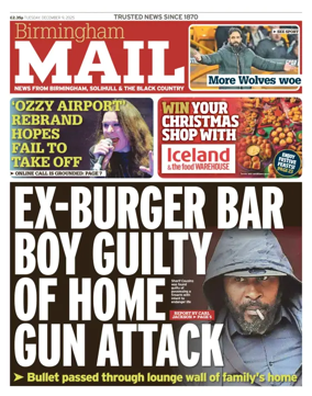 Cover of Birmingham Mail
