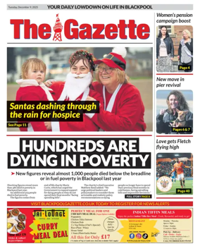 Cover of Blackpool Gazette
