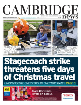 Cover of Cambridge News