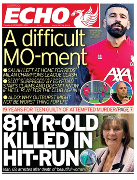 Cover of Liverpool Echo