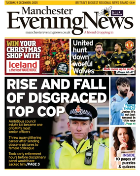 Cover of Manchester Evening News