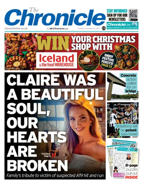 Cover of The Chronicle (South Tyneside and Durham)