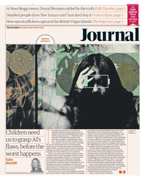 Cover of The Guardian e-paper Journal