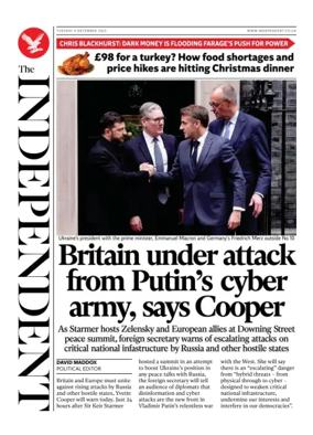 Cover of The Independent