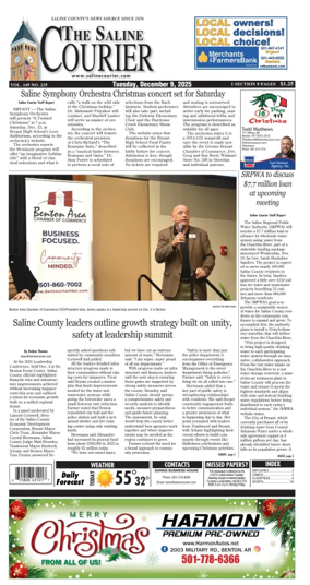 Cover of The Saline Courier