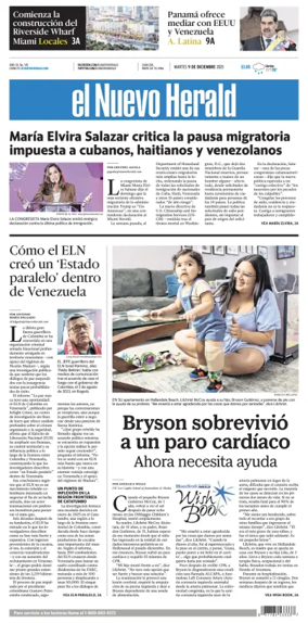 Cover of El Nuevo Herald