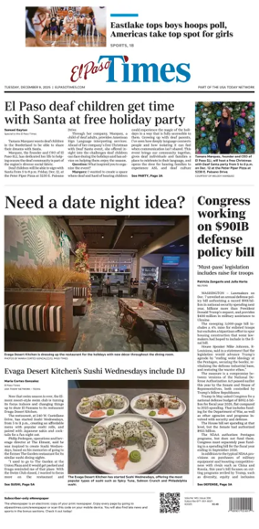 Cover of El Paso Times