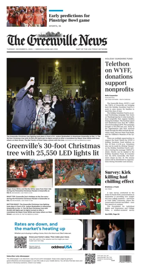 Cover of The Greenville News