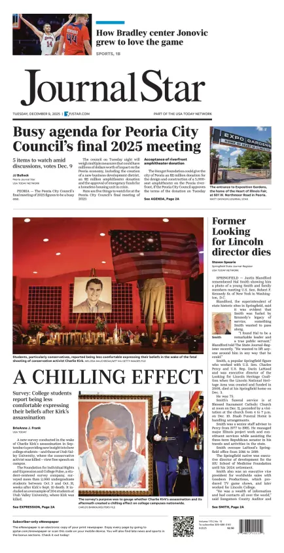 Cover of Journal Star (Peoria)