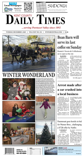 Cover of Kent County Daily Times
