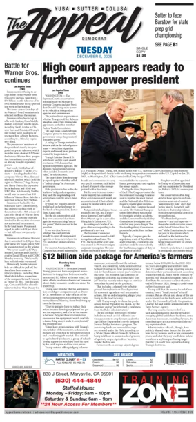 Cover of Marysville Appeal-Democrat    