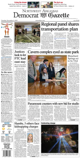 Cover of Northwest Arkansas Democrat-Gazette