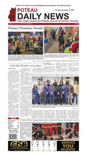 Cover of Poteau Daily News