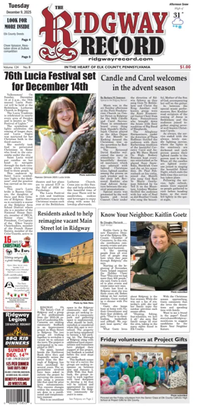 Cover of Ridgway Record