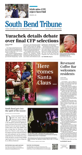 Cover of South Bend Tribune
