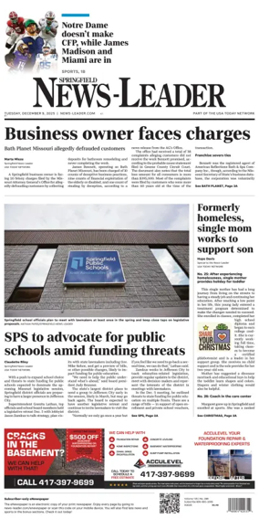 Cover of Springfield News-Leader
