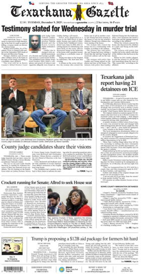 Cover of Texarkana Gazette