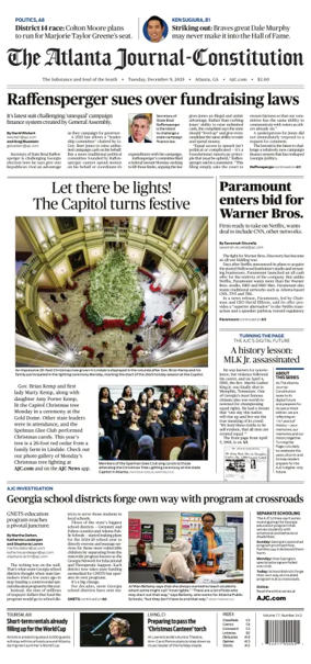 Cover of The Atlanta Journal-Constitution
