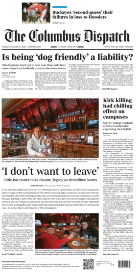 Cover of The Columbus Dispatch