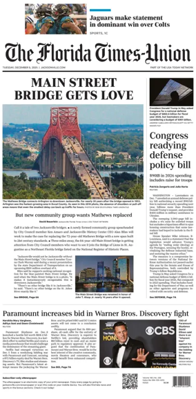 Cover of The Florida Times-Union