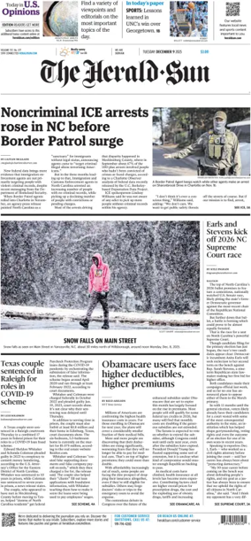 Cover of The Herald Sun