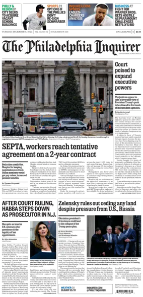 Cover of The Philadelphia Inquirer