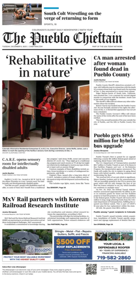Cover of The Pueblo Chieftain