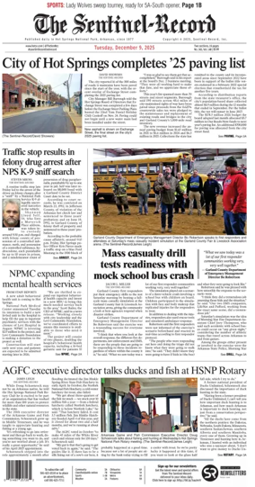 Cover of The Sentinel-Record