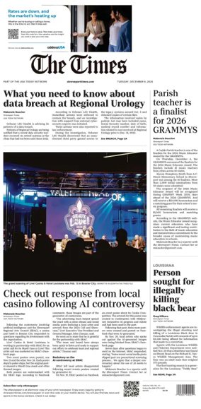 Cover of The Times (Shreveport)