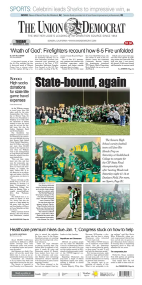 Cover of The Union Democrat