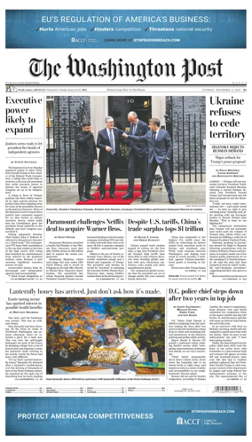Cover of The Washington Post