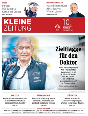 Cover of Kleine Zeitung Kaernten