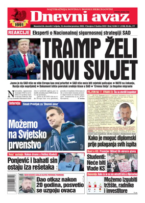 Cover of Dnevni avaz