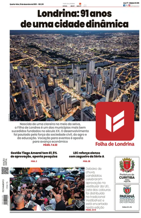 Cover of Folha de Londrina