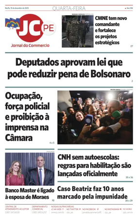 Cover of Jornal do Commercio