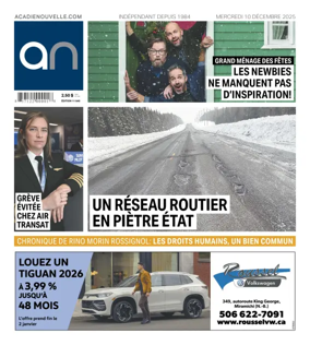 Cover of Acadie Nouvelle