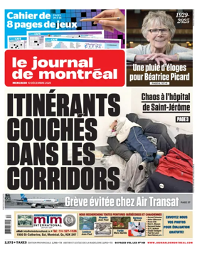 Cover of Le Journal de Montreal