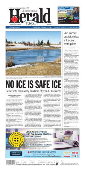 Cover of Lethbridge Herald