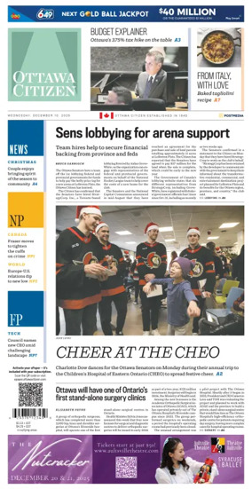 Cover of Ottawa Citizen