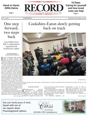 Cover of Sherbrooke Record