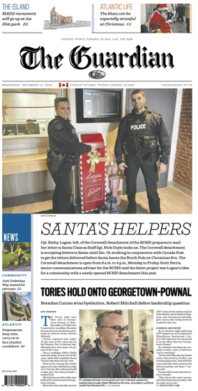 Cover of The Guardian (Charlottetown)