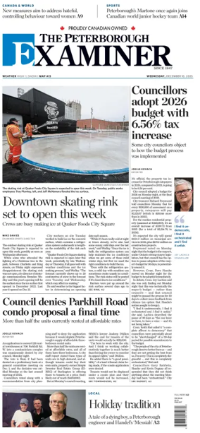 Cover of The Peterborough Examiner
