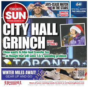 Cover of Toronto Sun
