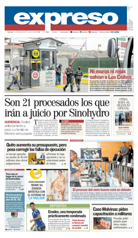 Cover of Diario Expreso