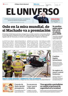 Cover of El Universo