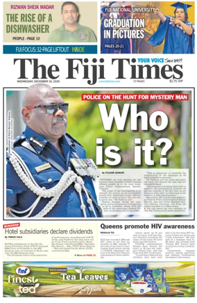 Cover of The Fiji Times